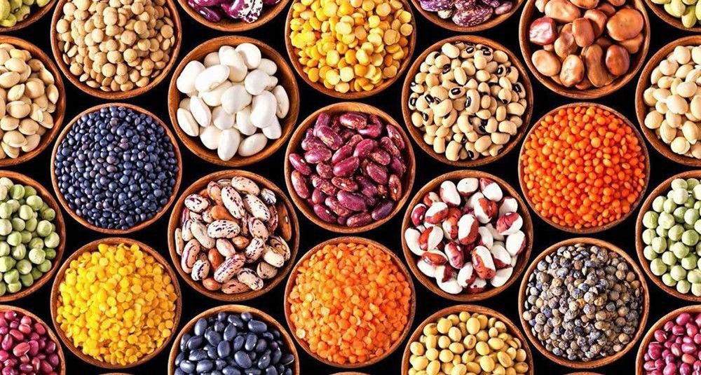 Forskellige bælgfrugter