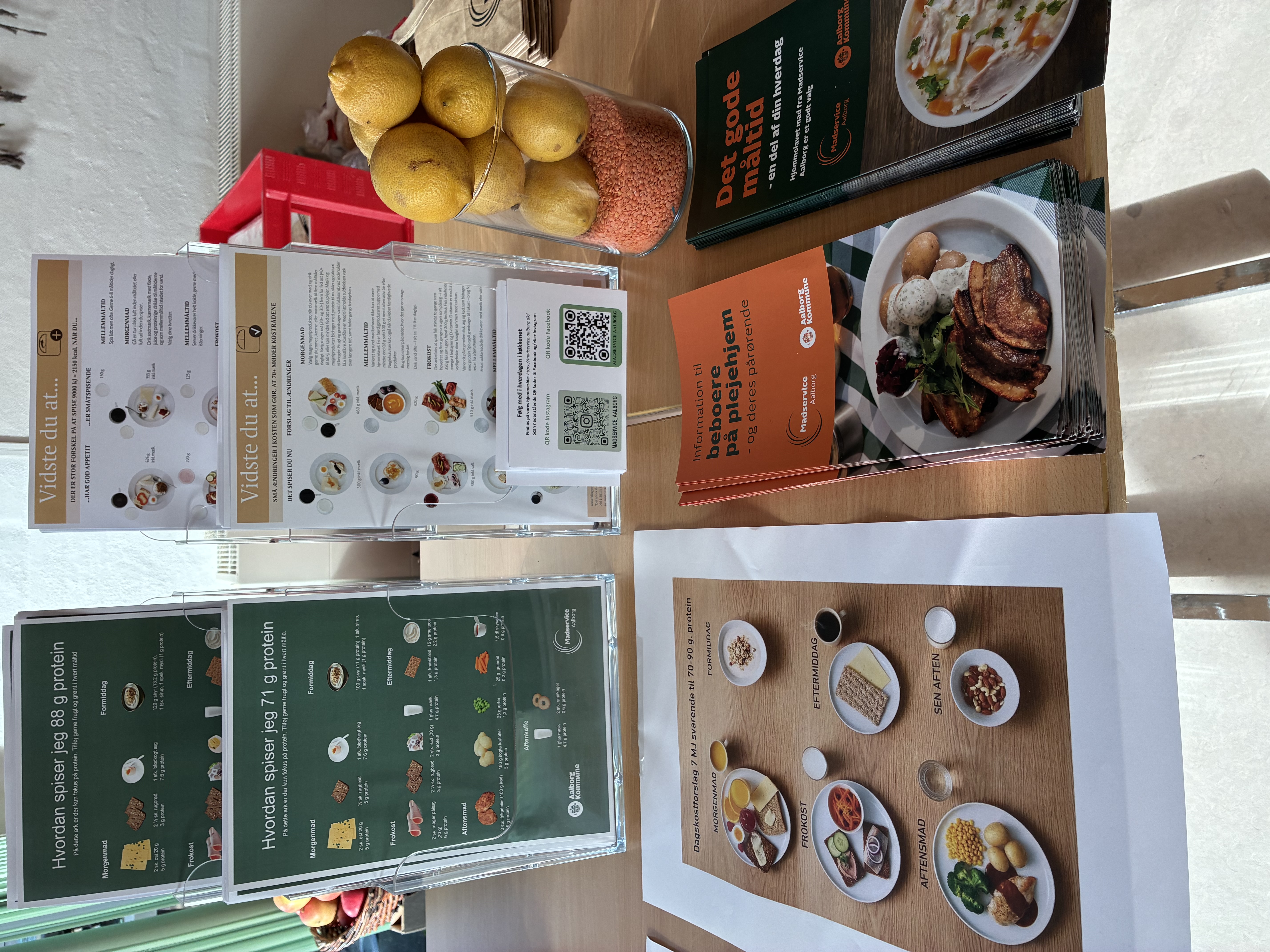 Informationsmateriale om protein
